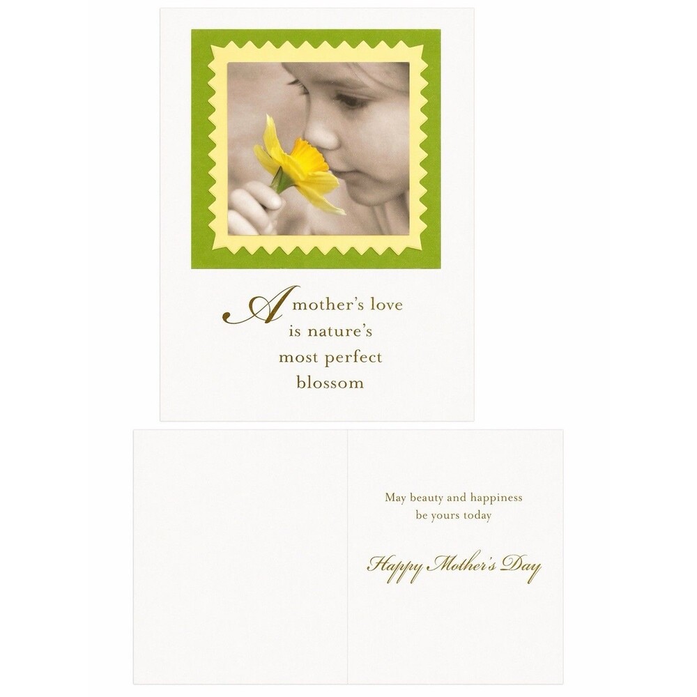 Title: Papyrus Mother’s Day Card with Envelope Nature’s Perfect Blossom